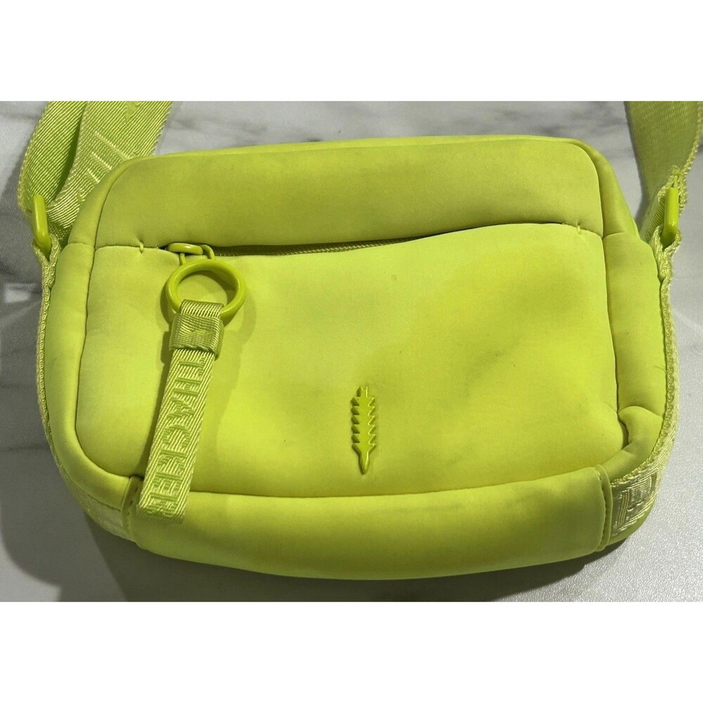 Thacker Cocoon Camera Highlighter Yellow Neoprene Crossbody Fun  Resort Wear